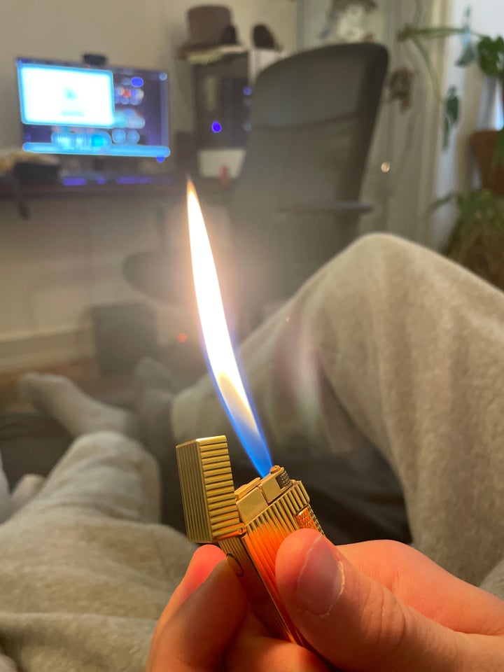 Lighter, Dunhill guld lighter