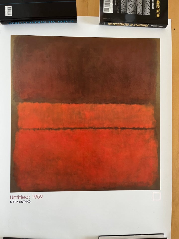 Plakat, Mark Rothko, motiv: