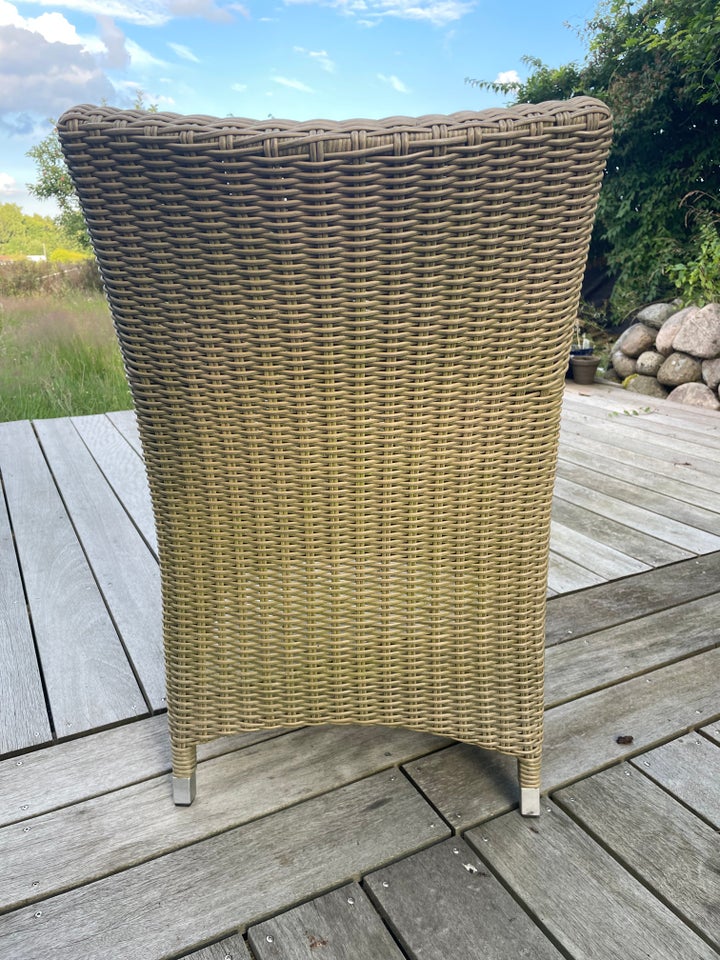 Havestole Polyrattan flet