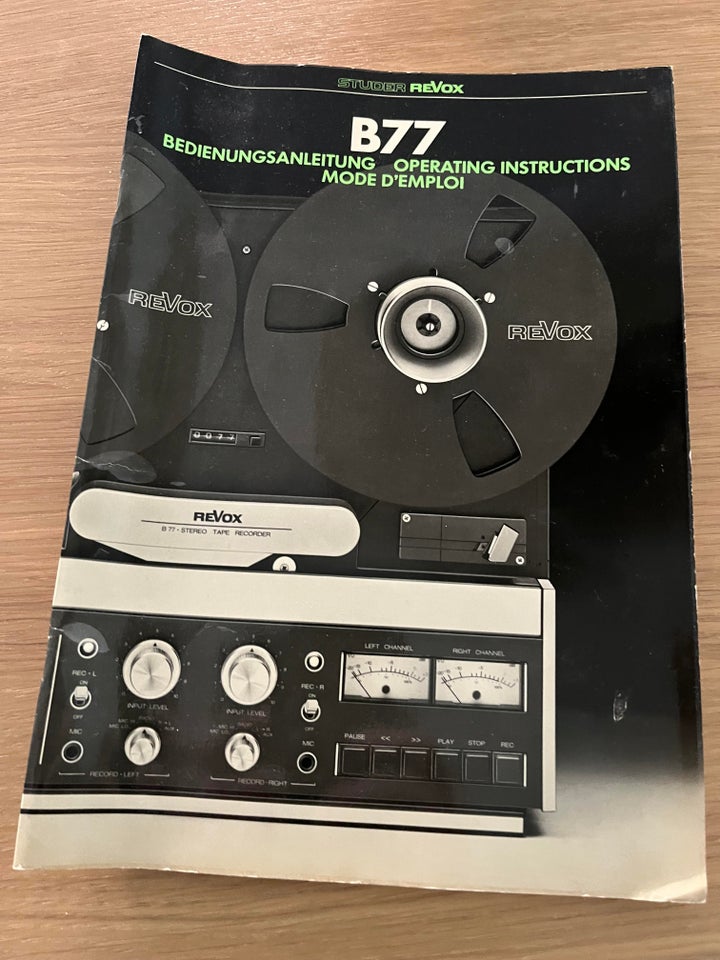 Båndoptager Revox B77