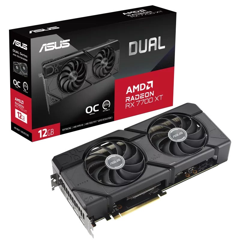 Radeon RX 7700 XT DUAL OC Asus, 12 GB