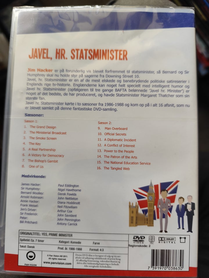 Ja vel hr statsminister, DVD,