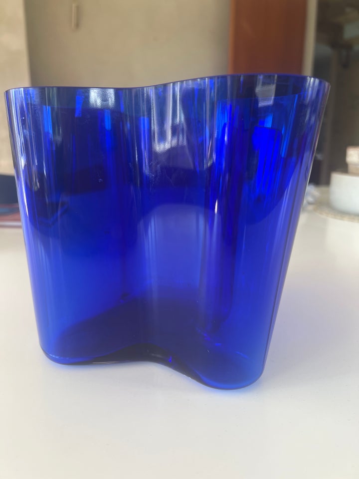 Glas Vase højde 16cm Alvar Aalto