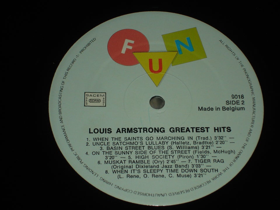 LP, Louis Armstrong ( Blueberry