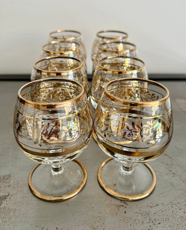 Glas Smukke gamle cognac glas 8