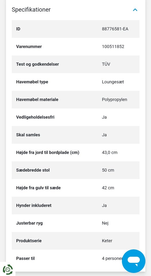 Loungesæt