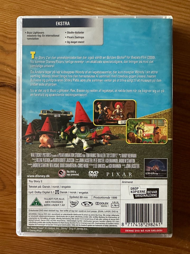 Toy story 2, DVD, tegnefilm