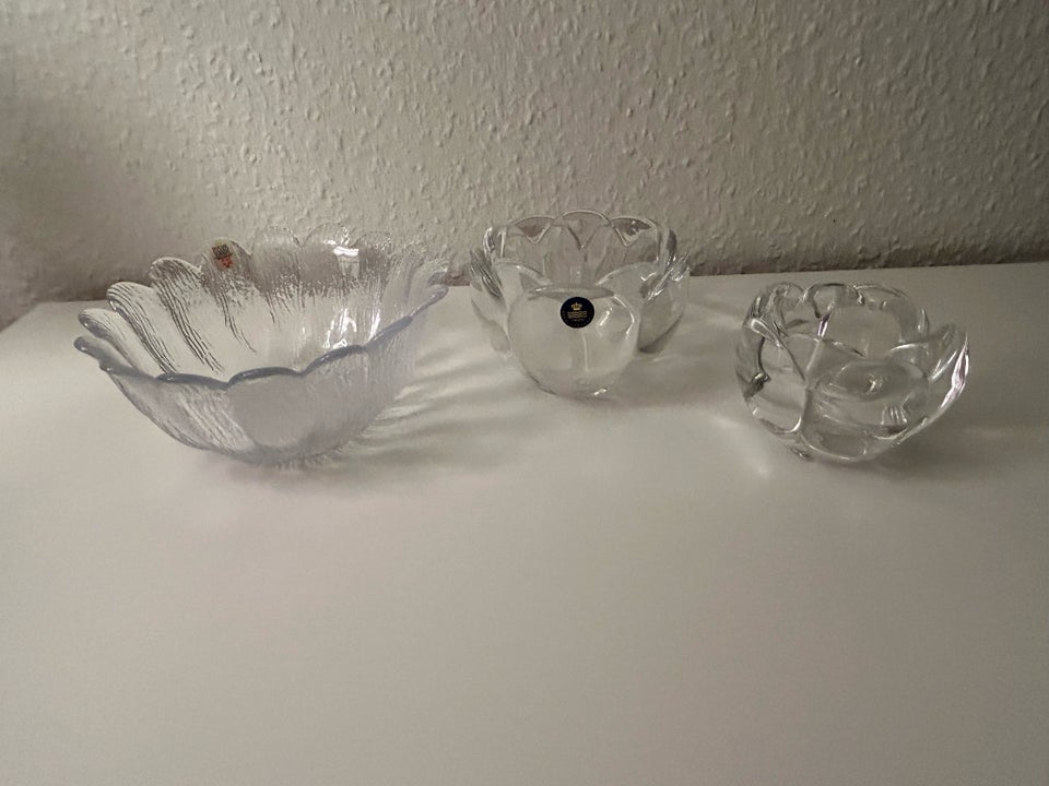 Glas, Stager og skål, Holmegaard og