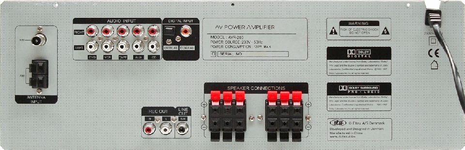 Receiver, Dantax, AVR200