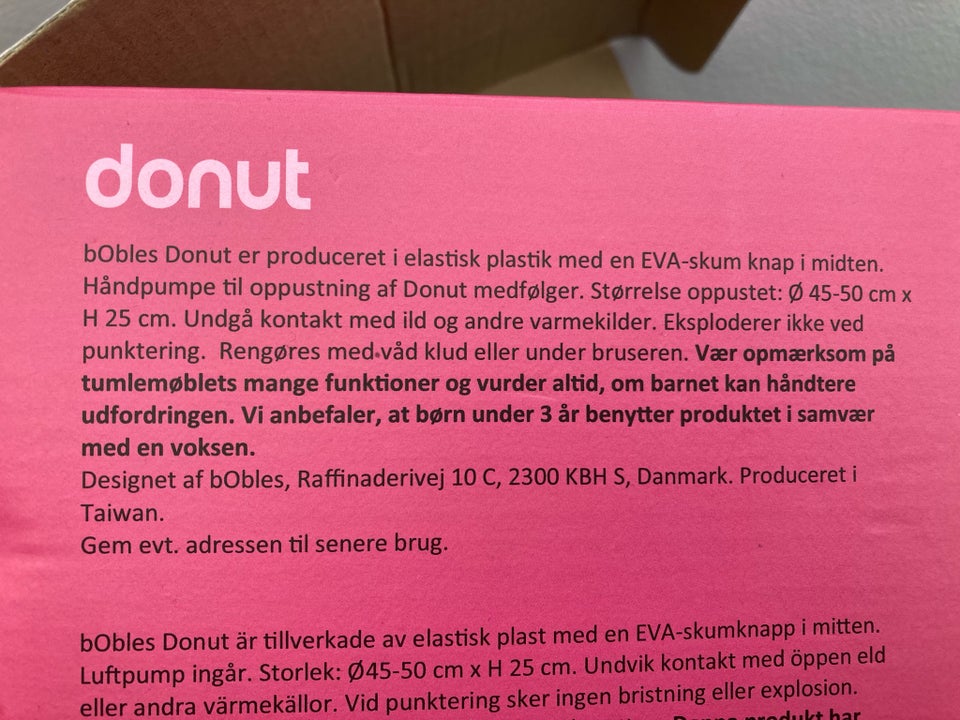 bObles, Gynge, donuts