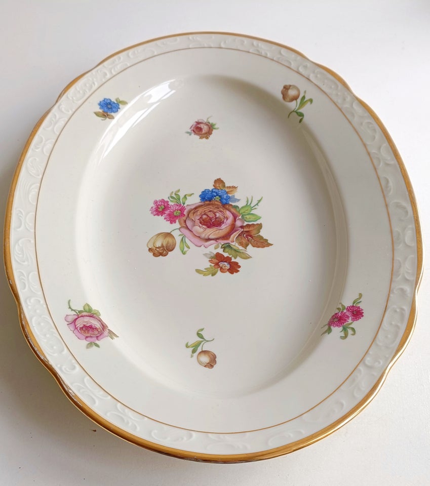 Porcelæn Fad Rosenborg