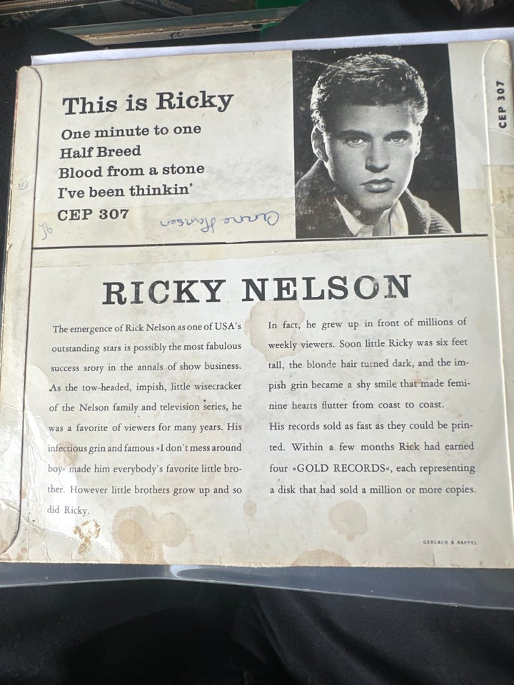 EP, Ricky Nelson