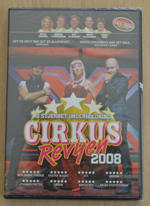 Cirkusrevyen 2008 Ny uåbnet, DVD,