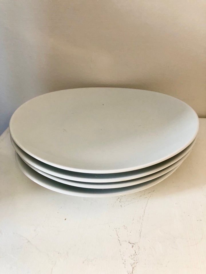 Porcelæn, steaktallerken 4 stk ,