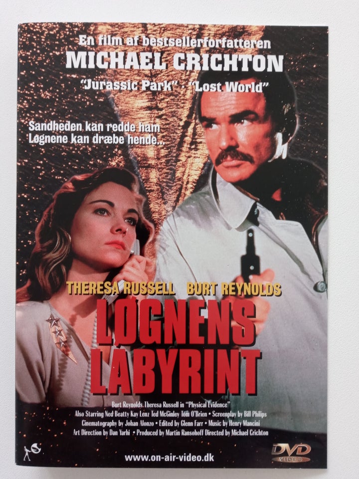 Løgnens Labyrint DVD thriller