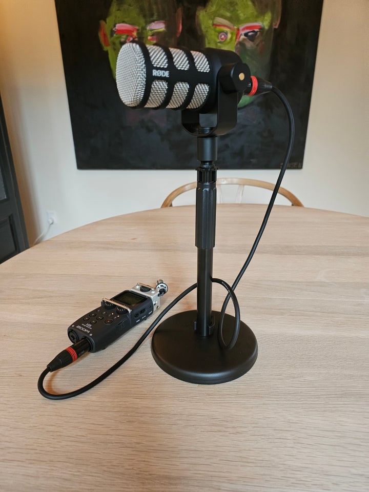 Udstyr til podcast, Zoom + Røde, H5