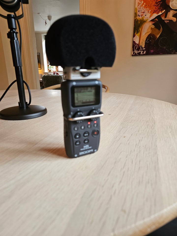 Udstyr til podcast, Zoom + Røde, H5