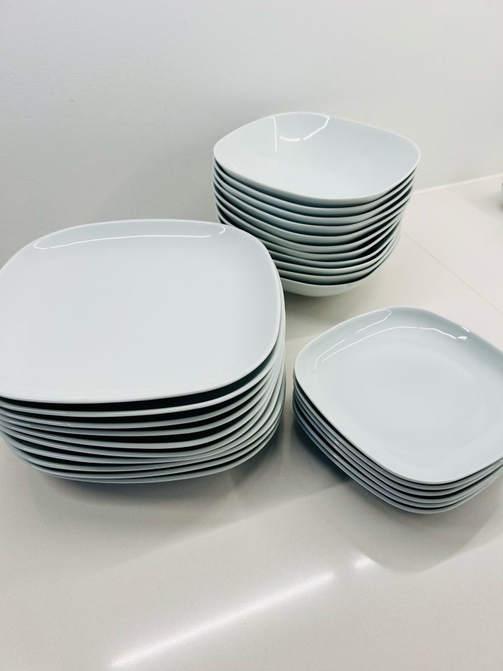 Porcelæn, tallerken sæt, Ikea