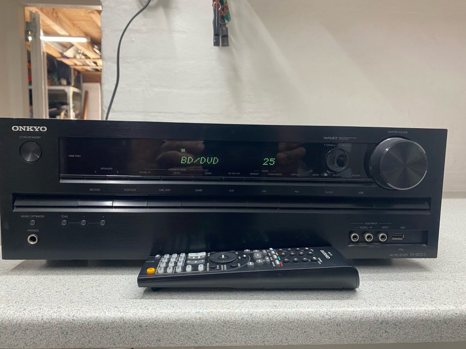 Receiver, Onkyo, Tx- sr313