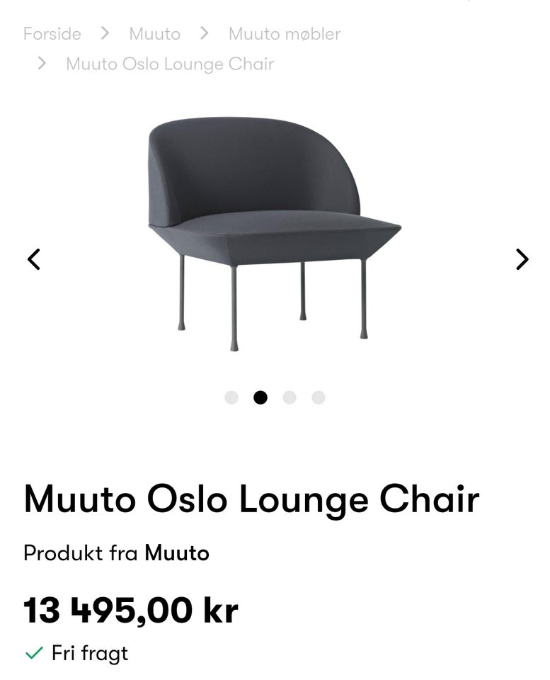 Lænestol, stof, Muuto