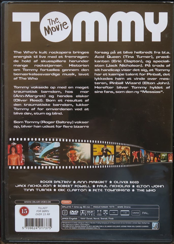 TOMMY The Movie, DVD, musical/dans