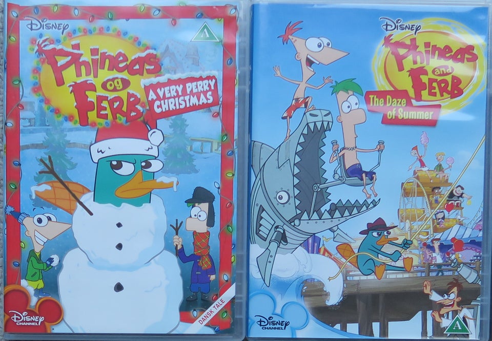 Phineas og Ferb, DVD, tegnefilm