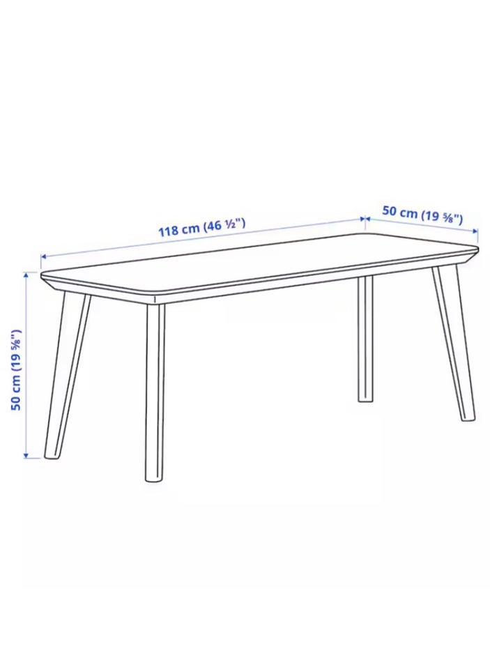 Sofabord, IKEA LISABO, birketræ