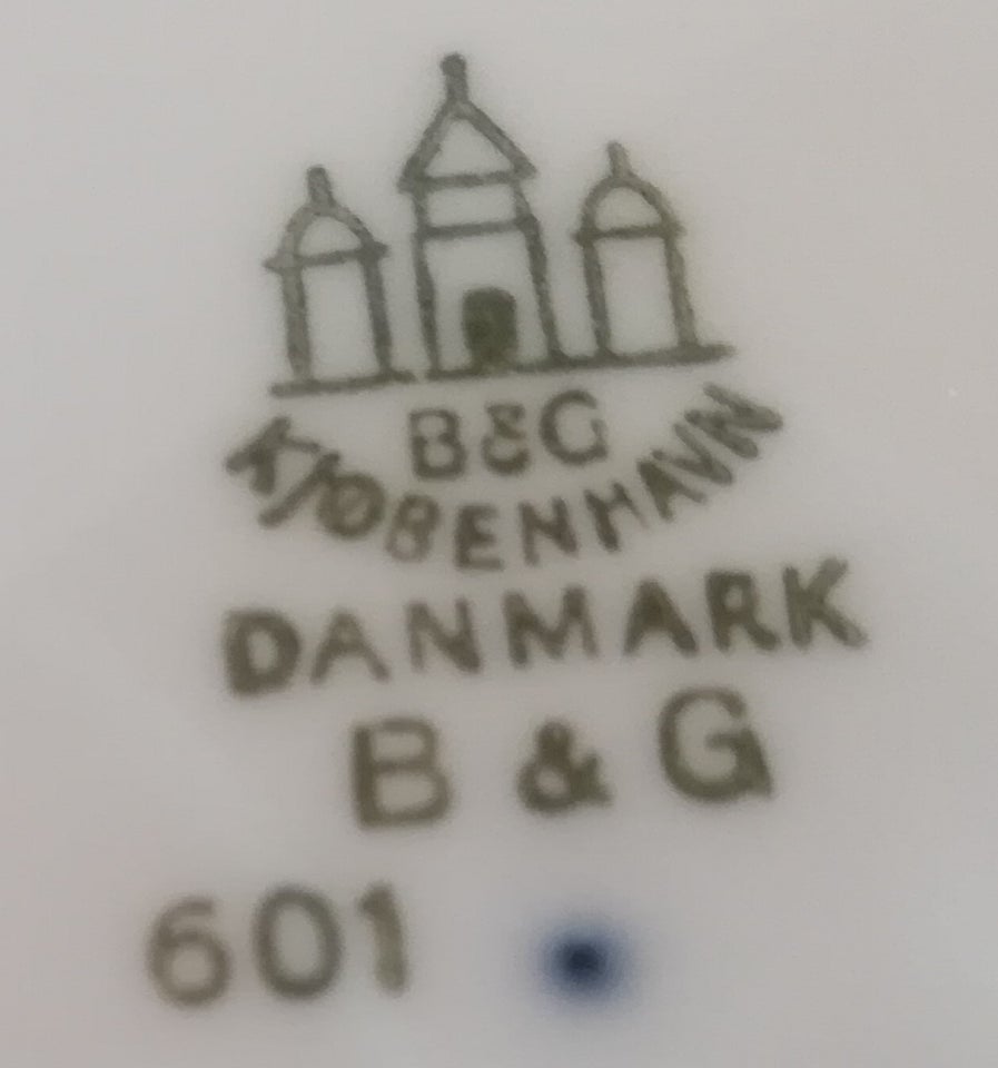 Porcelæn, Tallerken - dyb