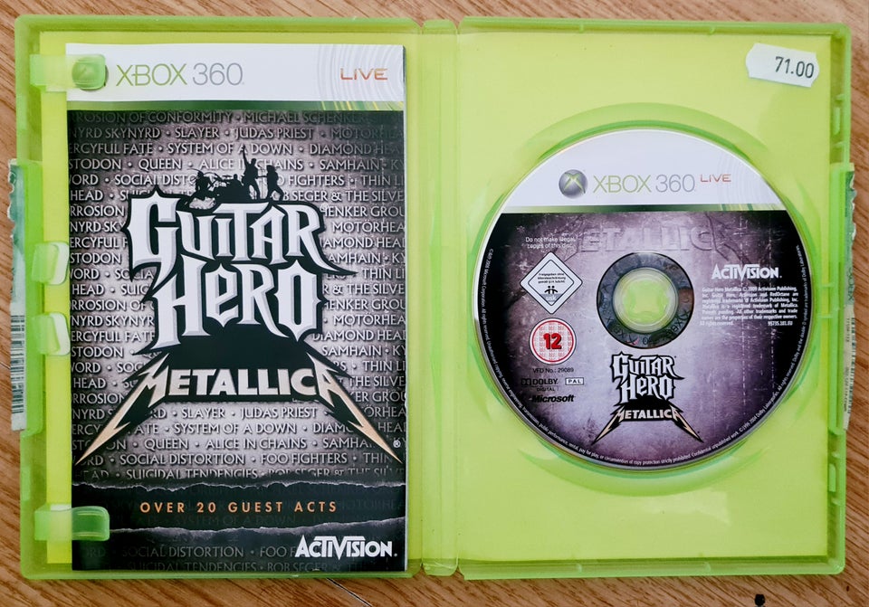 3 x Guitar Hero Xbox 360