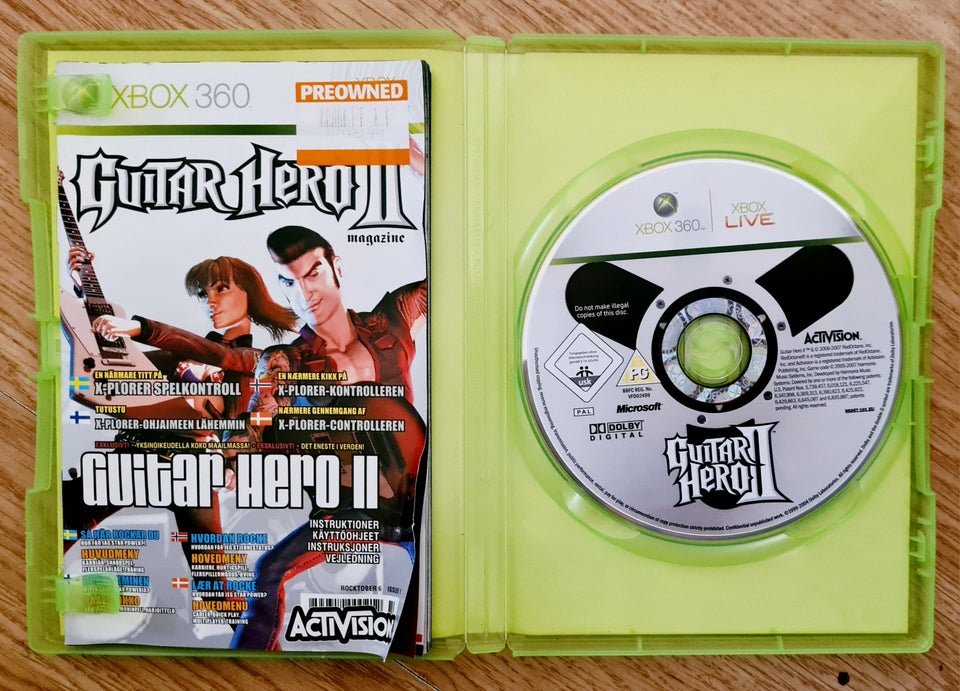 3 x Guitar Hero Xbox 360