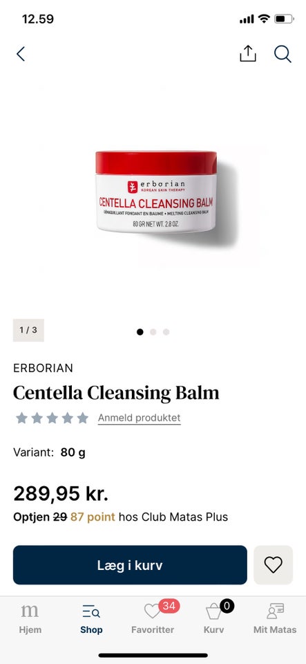 Ansigtspleje, Cleansing Balm,