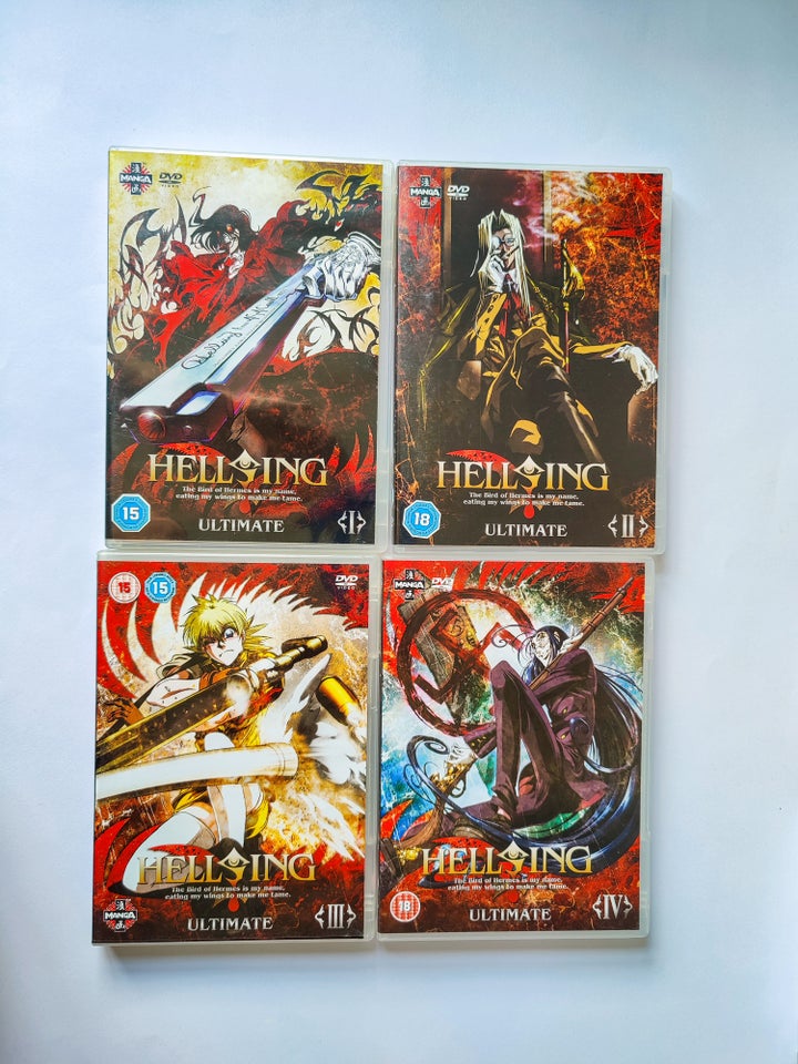 Hellsing Ultimate 1,2,3,4,