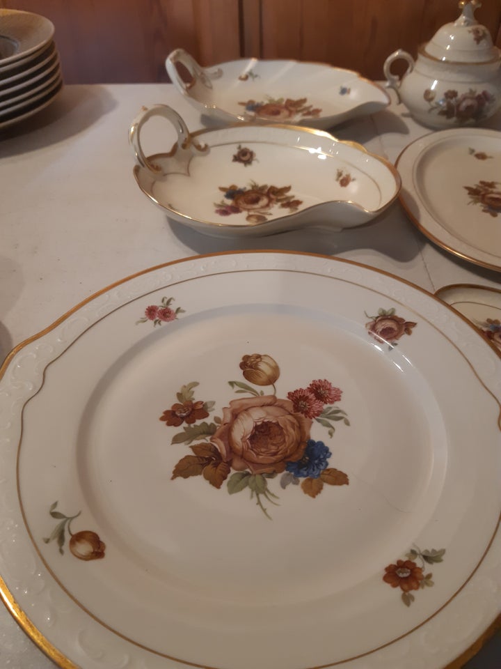 Porcelæn kaffestel Rosenborg