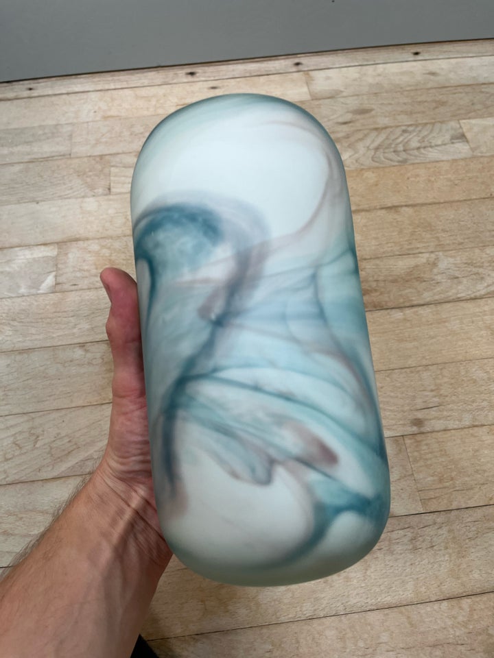 Glas, Marmor Vase