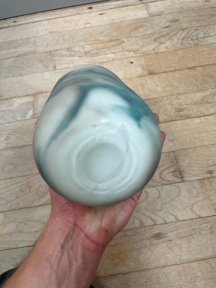 Glas, Marmor Vase