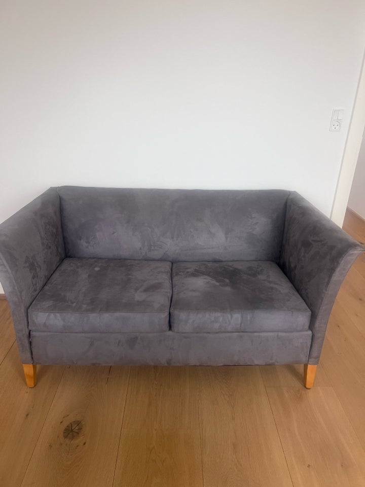 Sofa, ruskind, 2 pers.