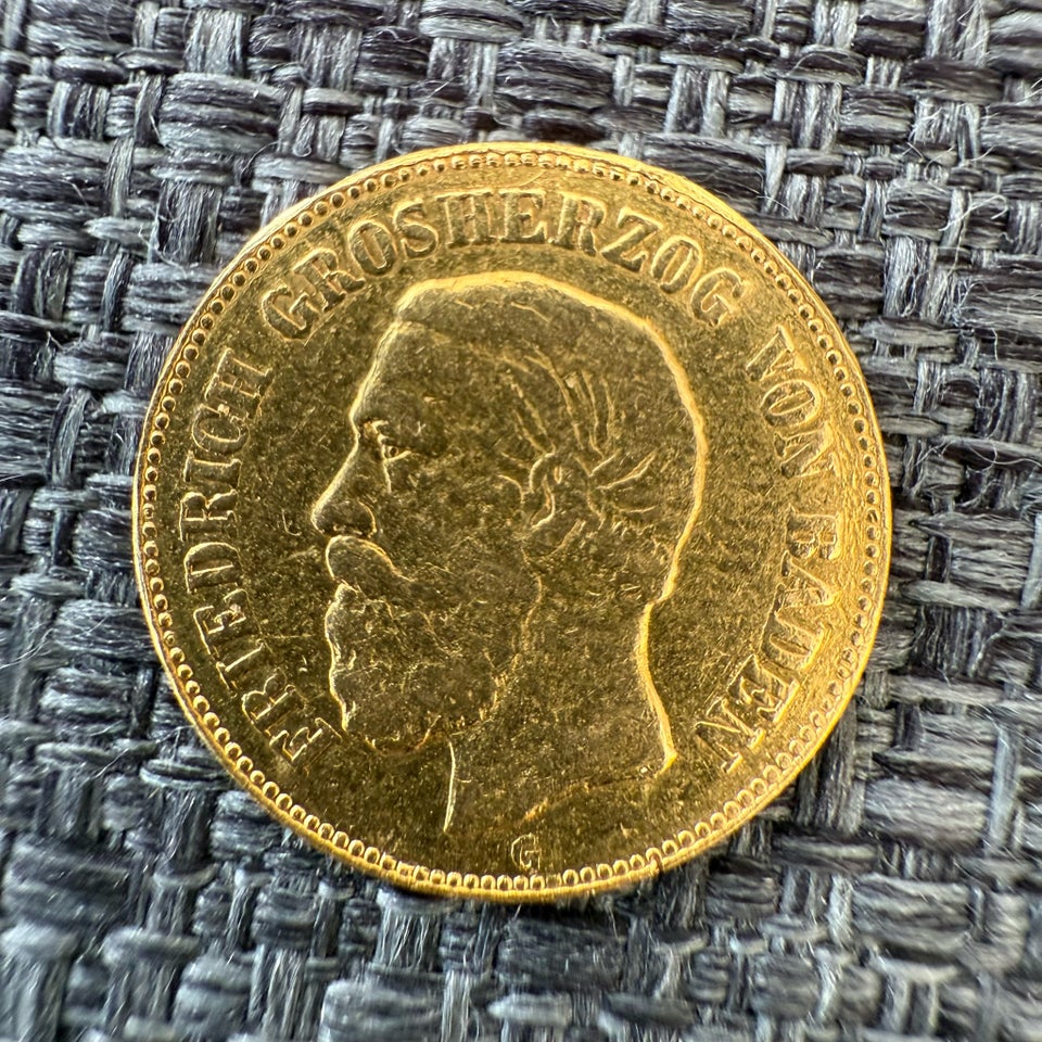 Vesteuropa, mønter, 5 mark 1877