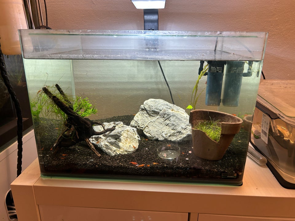 Akvarium, 55 liter, b: 40 d: 32 h: 28