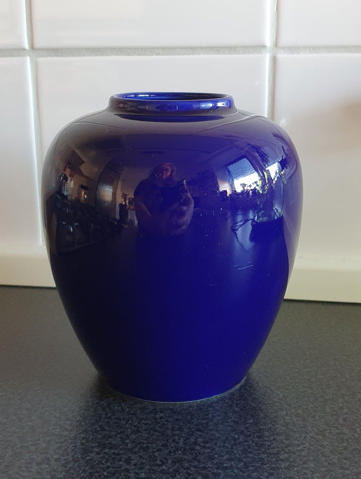 Vase Vase i flot blå farve