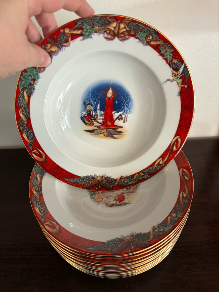 Porcelæn, Dybe tallerkner, Disney