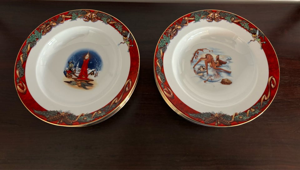 Porcelæn, Dybe tallerkner, Disney