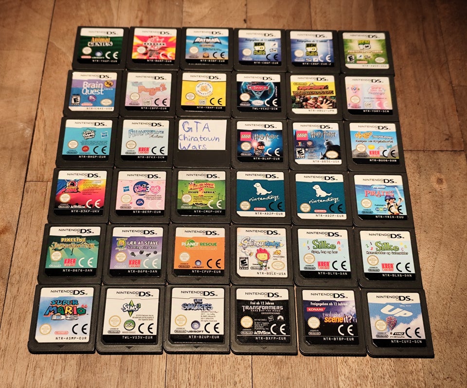 Blandede Nintendo DS Spil -