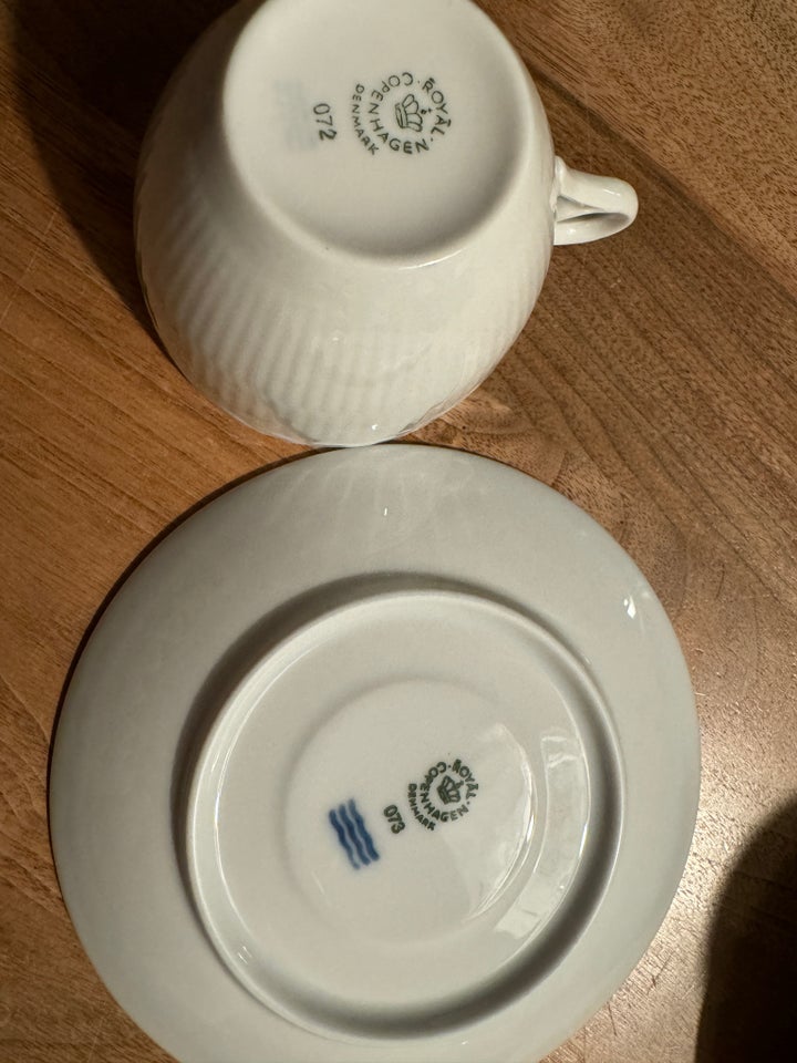 Porcelæn, Kaffekop og underkop,