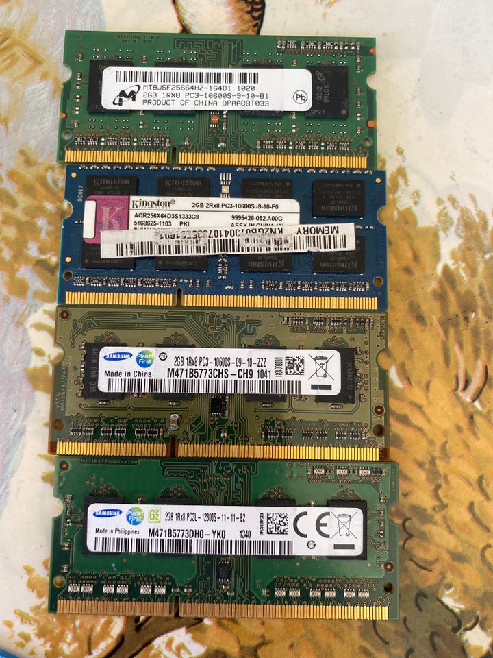 Samsung/kingston 2 DDR3 SDRAM