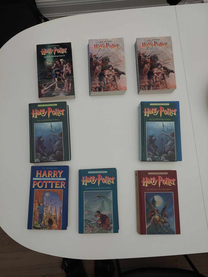 8 Harry Potter bøger - Alle bortset