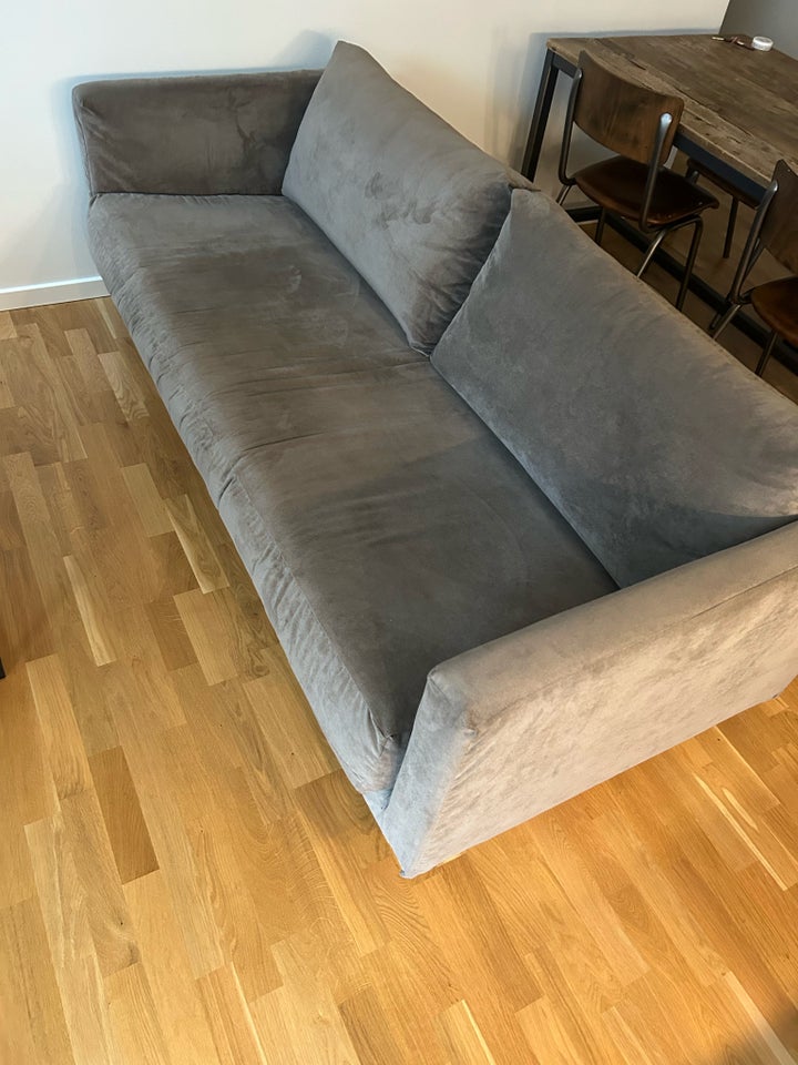 Sofa, velour, 3 pers.