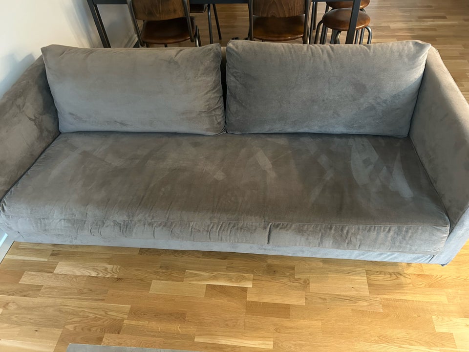 Sofa, velour, 3 pers.