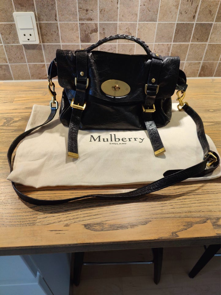 Skuldertaske, Mulberry, læder