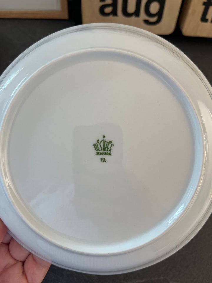 Porcelæn Tallerken  Desiree