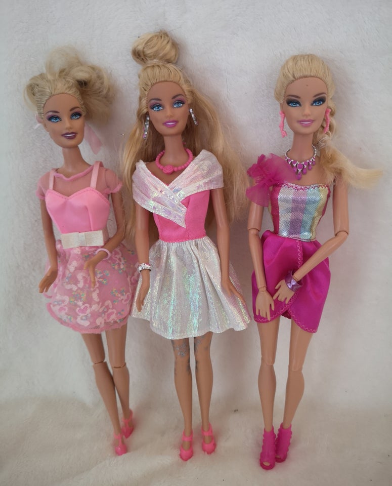 Barbie, 10 stk Barbie samlet pris